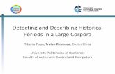 Detecting and Describing Historical Periods in a Large Corpora