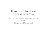 Crayons of Happiness by Rizwana Abstracts year 2001