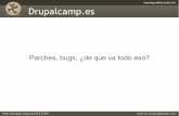 Bugs patches, trabajando con la comunidad de Drupal