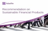 Febelfin Recommendation on Sustainable Financial Products