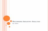 Recording industry analysis