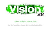 Planet First at Vision 2014
