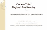 The hidden potential of dryland biodiversity..