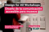 Diseño de la comunicación accesible para museos_programa