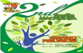 2nd Familia Macavinta Grand Reunion Souvenir Program