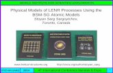 Physical Models of LENR Processes Using the BSM-SG Atomic Models