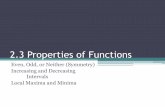 2.3.1 properties of functions