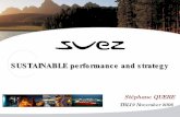 Suez- SUSTAINABLE performance and strategy