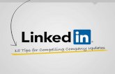 Linkedin15 tips-company-updates