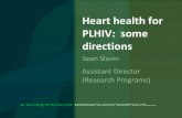 Heart health for PLHIV:  some directions