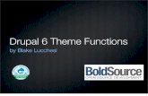 Drupal 6 Theme Functions