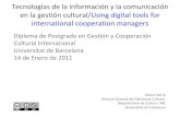 Tecnologias de la Información y la Comunicación en la gestión cultural