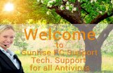 Sunrise PC Support - Dedicated Tech Support Services for All AntiVirus