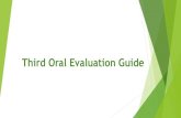 3rd oral evaluation guide