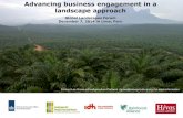 Advancing Business Engagement in a Landscape Approach