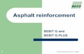 Presentation asphalt reinforcement bebit g plus