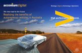 The new road to the future: Realising the benefits of autonomous vehicles in Australia