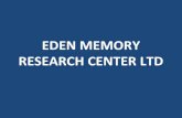 Eden memory research center presentation