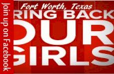 Bring Back Our Girls Prayer Rally. Fort Worth, Tx. June 7 2014