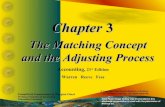 Chapter 3 The Matching Concept and the Adjusting Process