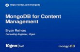 Webinar: MongoDB for Content Management