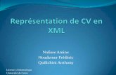 Représentation de cv en xml