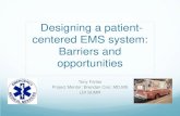 Designing a Patient Centered EMS System: Barriers and Opportunities