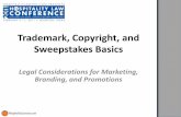 Trademark, Copyright, and Sweepstakes Basics