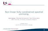 NON-LINEAR FULLY-CONSTRAINED SPECTRAL UNMIXING