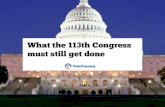 What Congress has to get done before Dec 31st 2014