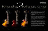 Gibson Guitars Made to Measure Brochure