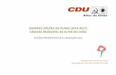 CDU Alter do Chão: GOP (2014-2017)