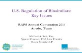 Update on U.S. Regulation of Biosimilars