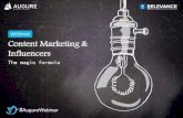 Content Marketing & Influencers: the magic formula [Webinar]