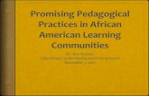 Promising Pedagogical Practices in African American Learning Communities