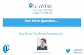 Tony Bruce - One More question.... -  EuroSTAR 2013