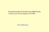 Fundamental of Extension Methods:  Tools and Techniques of PRA