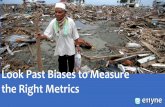 Look Past Biases to Measure the Right Metrics by Ellynita Lamin - The Lean Startup Conference 12/11/14