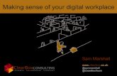Making sense of your digital workplace