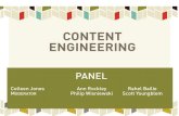 Content Engineering Panel - Colleen Jones Ann Rockley and Rahel Bailie