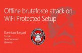 Offline bruteforce attack on wi fi protected setup