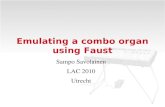 Emulating a Combo Organ Using Faust