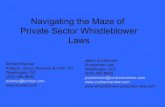 Navigating the maze of  private sector whistleblower laws