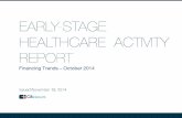 October 2014 Early Stage Healthcare Activity Report