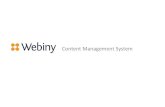 Webiny Content Management System