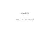 CVJ531: Intro to MySQL