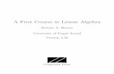 A first course in linear algebra robert a. beezer university of puget sound version 3.30