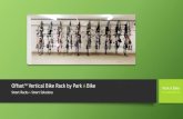 Offset Vertical Bike Rack® by Park A Bike