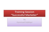 Training Session for Marketers | Hammad Siddiqui