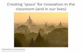 Creating space for innovation in the classroom - The Ceannas Index